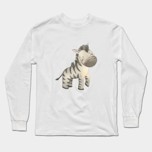 Cartoon zebra Long Sleeve T-Shirt